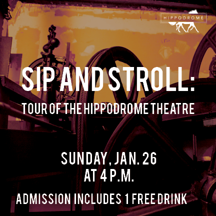 Sip and Stroll tour of the hippodrome theatre