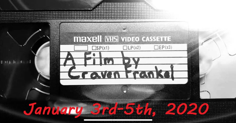 VHS tape with hand-written label that reads, A Film by Craven Frankel
