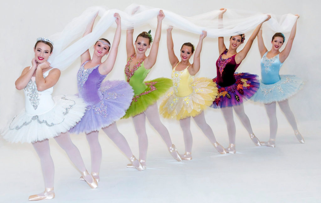 Cinderella dancers in costume