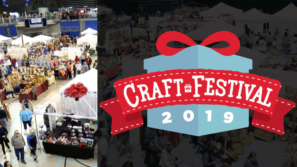 Crowd shopping at the Craft Festival in the O'Connell Center