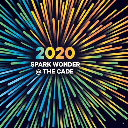 Illustration of fireworks. 2020 Spark Wonder at the Cade