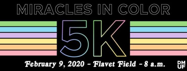 Miracles in color 5K, february 9 2020 at flavet field 8am DM UF
