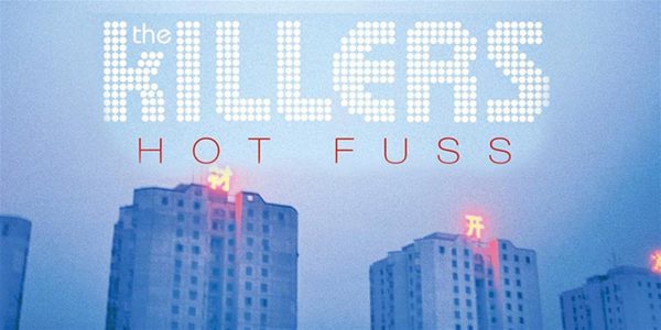 Image of tall buildings. The Killers Hot Fuss album cover