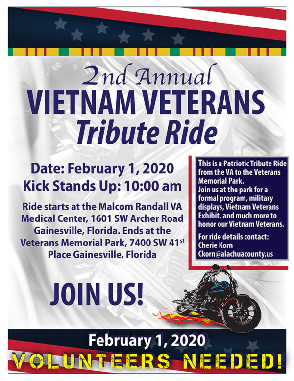 Vietnam Veterans Tribute Ride