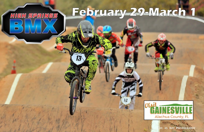 BMX racers at High Springs BMX
