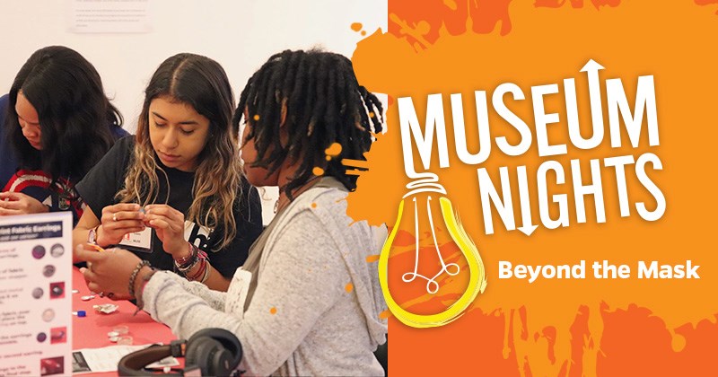 People making jewelry with their hands. Museum Nights