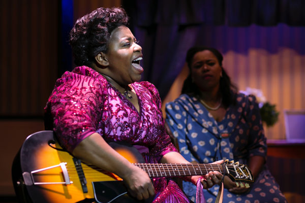 Marie and Rosetta singing on stage