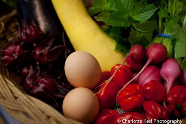 Farm fresh veggies