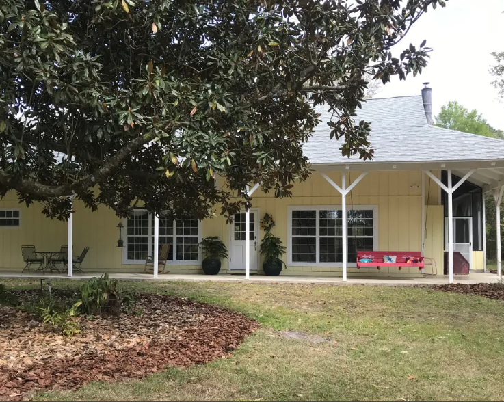 Peacock terrace exterior porch and swing