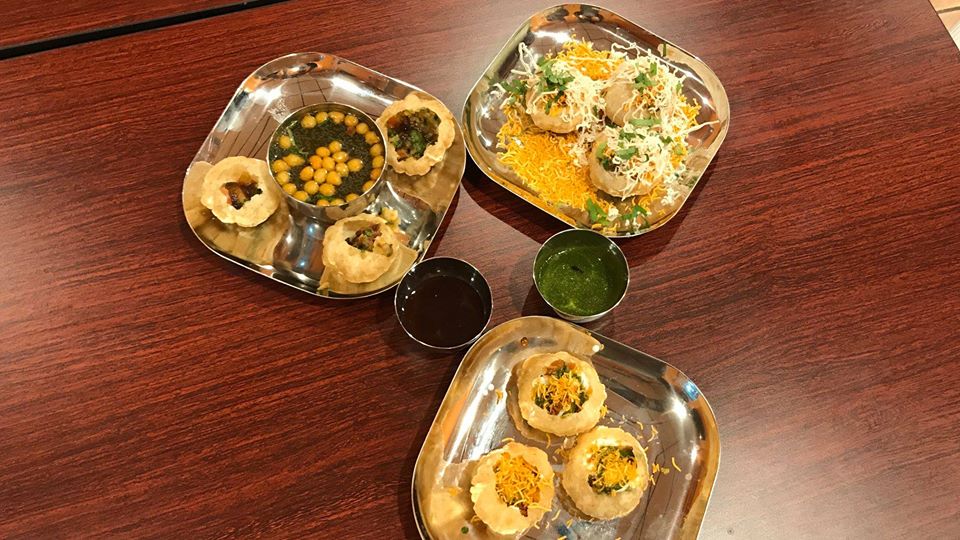 Indian street food dishes