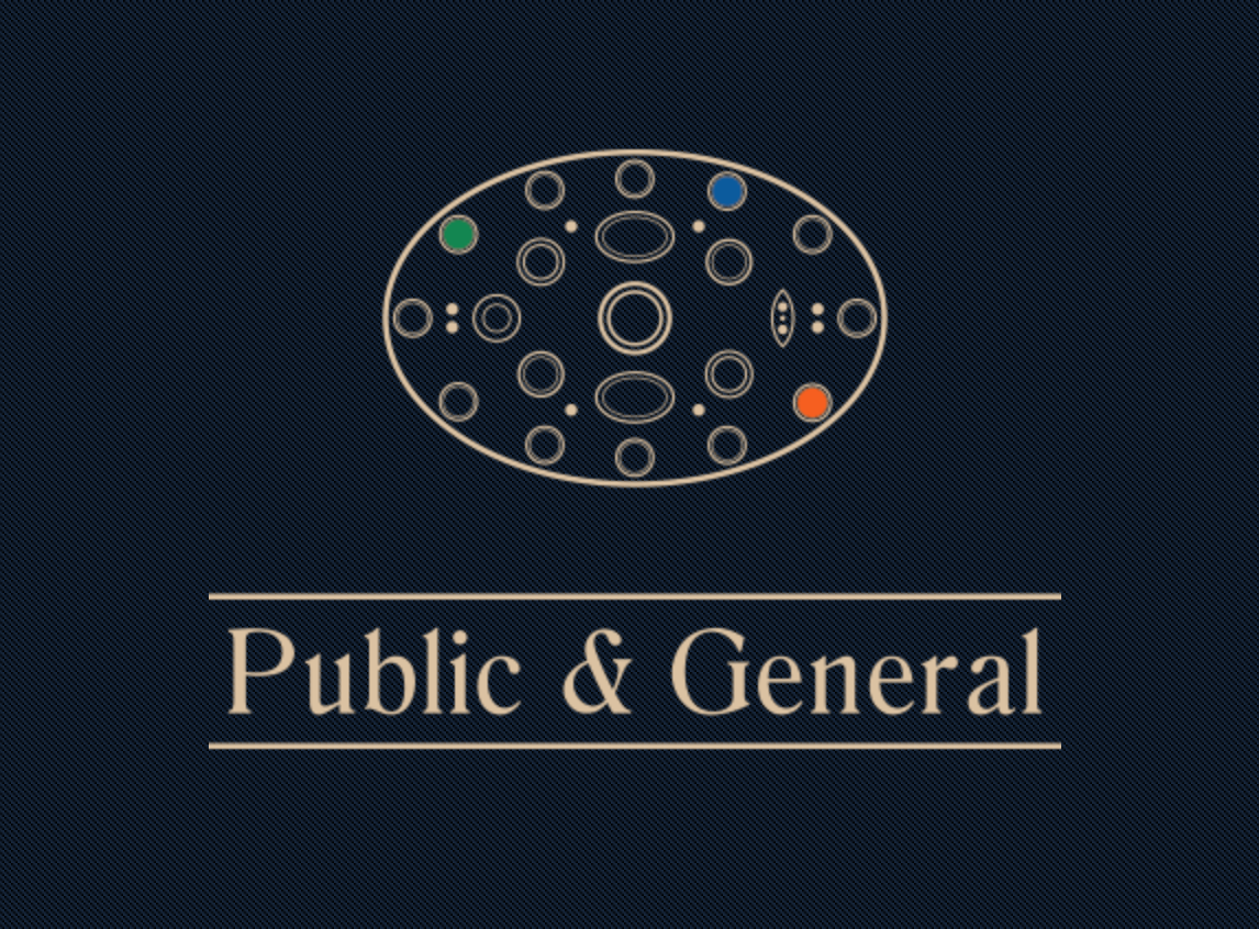 Public and General logo