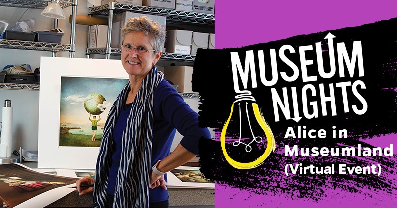 Museum Nights virtual event Alice in Museumland
