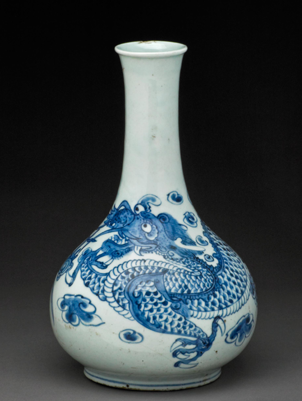 Korean artist, "Wine bottle (sulbyeong) with dragon decoration," Joseon Dynasty (1392-1910)