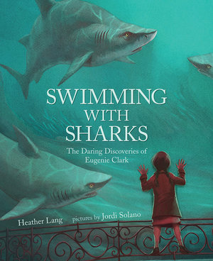 book cover for swimming with sharks