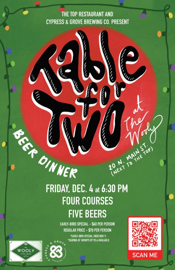 Table for Two Beer Dinner