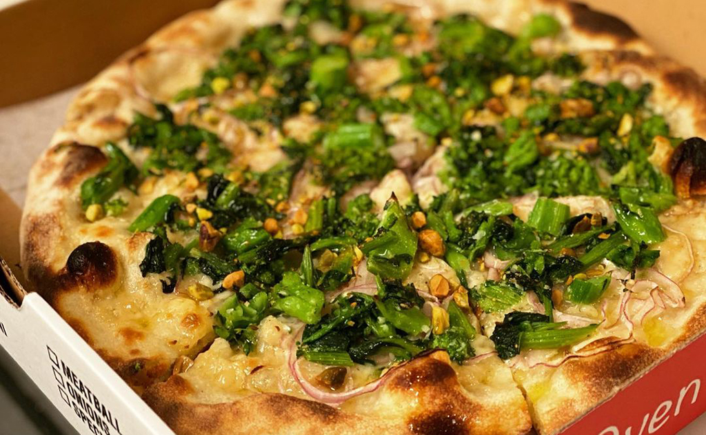 rapini pizza