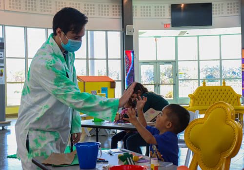 kids science activity demonstration