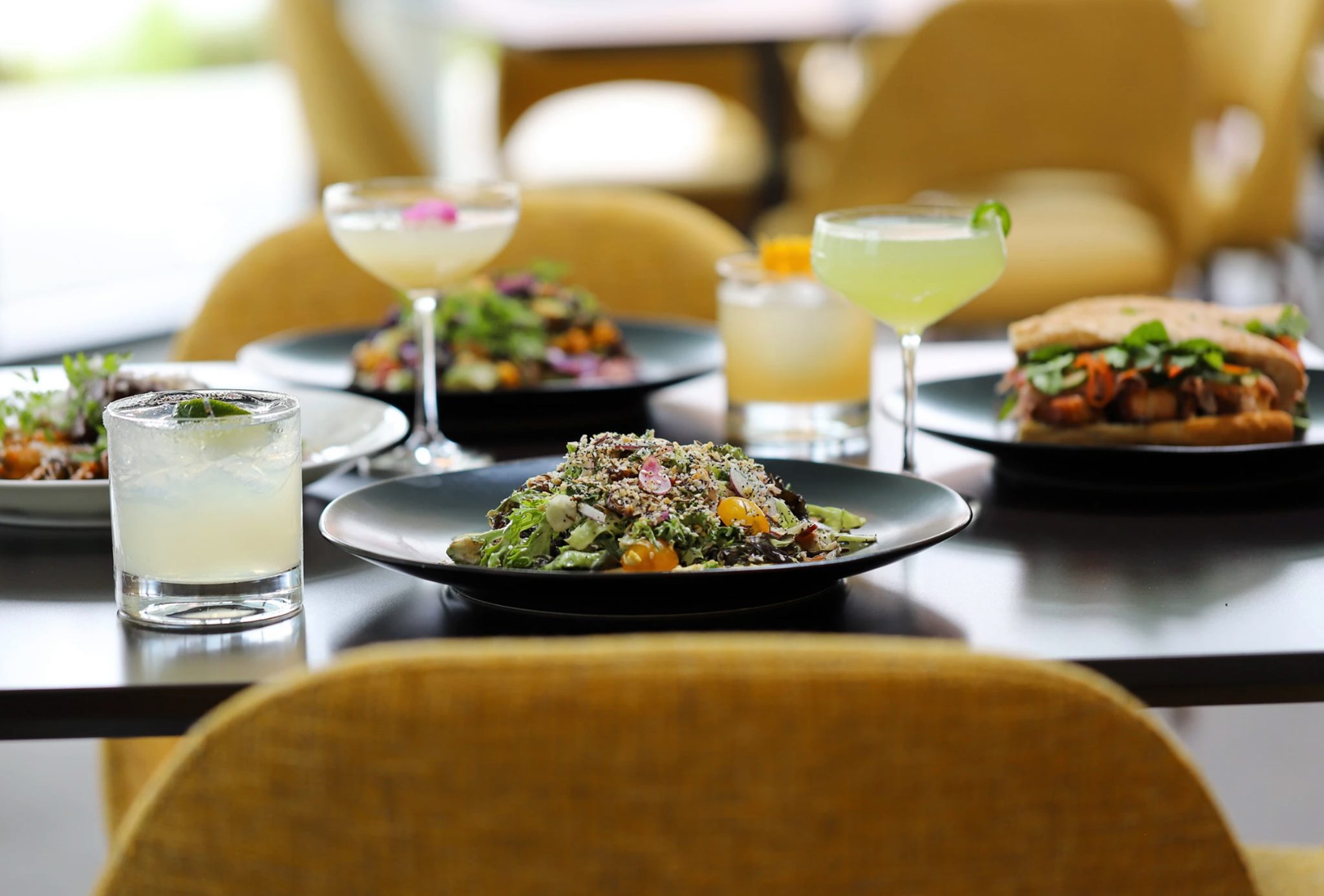 lunch plates at covey kitchen and cocktails