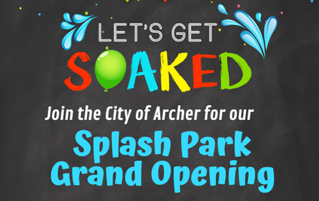 city of archer splash park opening
