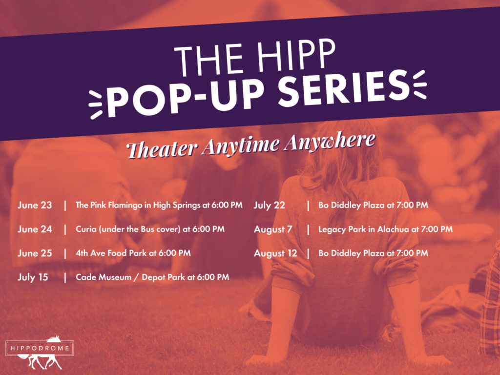 Hipp Pop Up Series Schedule