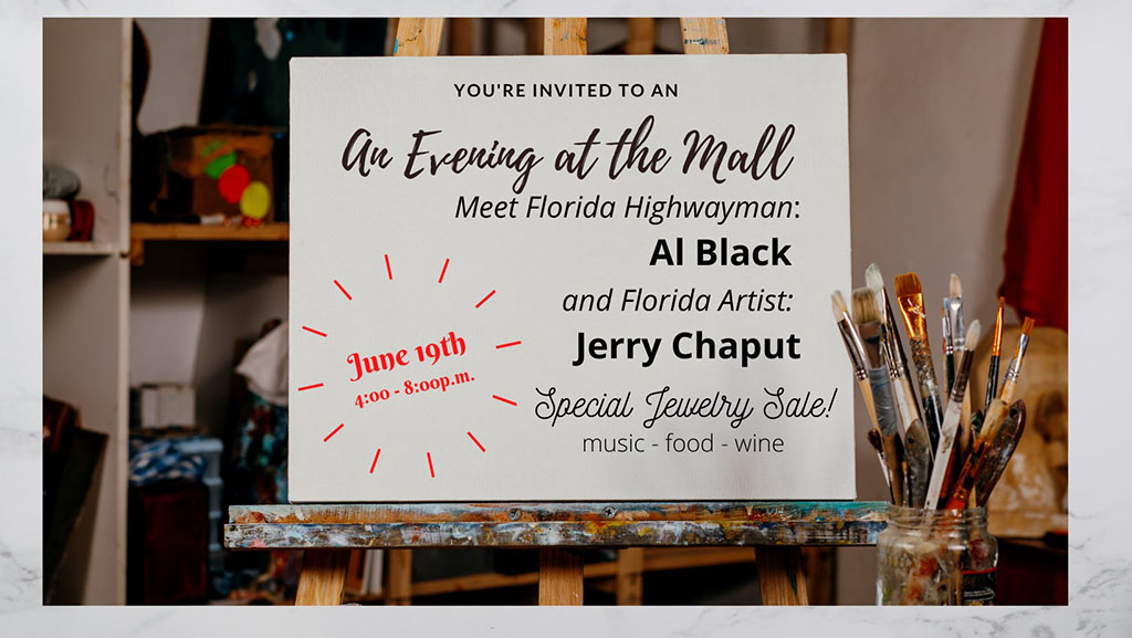 Night of art at Antique City Mall