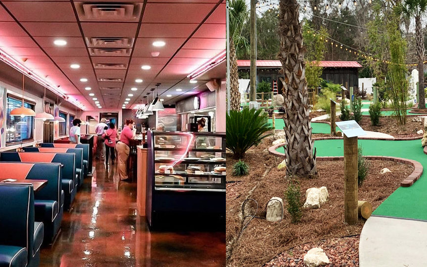 pink flamingo diner