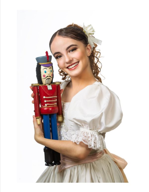 clara and wooden nutcracker