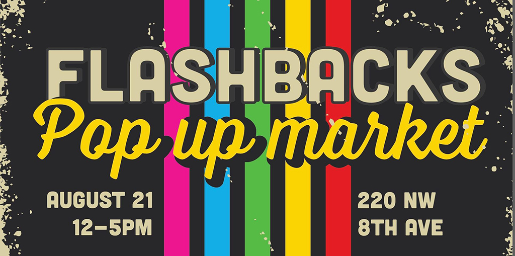 flashbacks pop up market