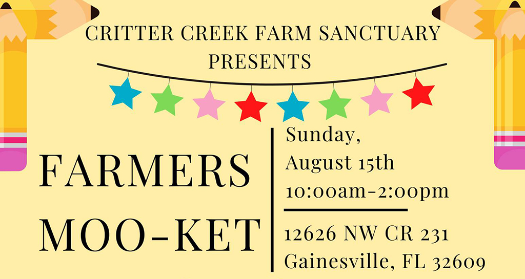 critter creek august farmers moo ket