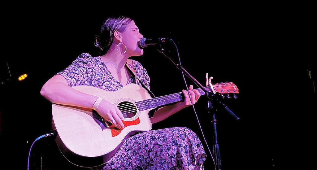 musician with guitar