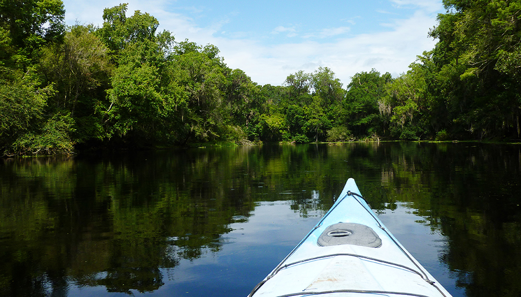 kayak on santa fe