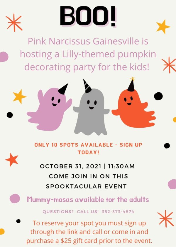 pumpkin decorating party poster