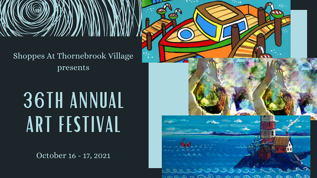 thornebrook art festival 2021 ourladyoffatimapainting