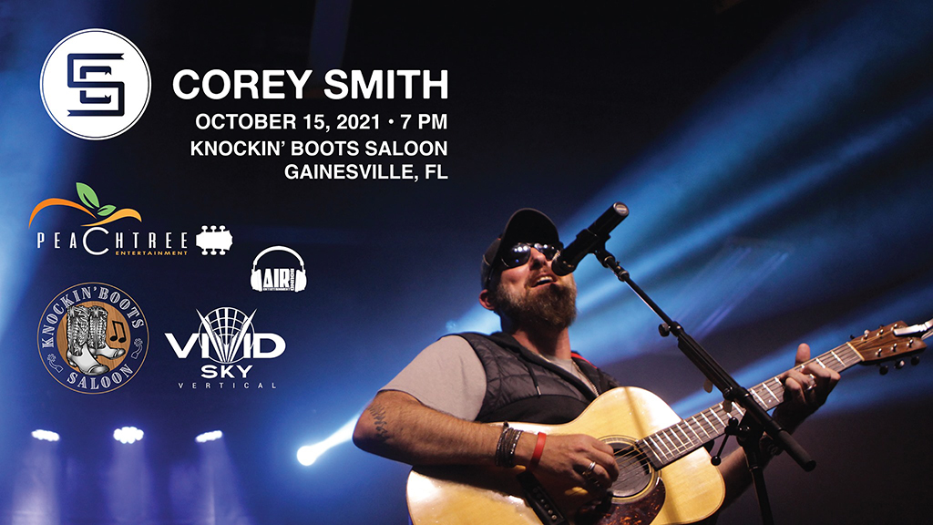 corey smith on stage with guitar
