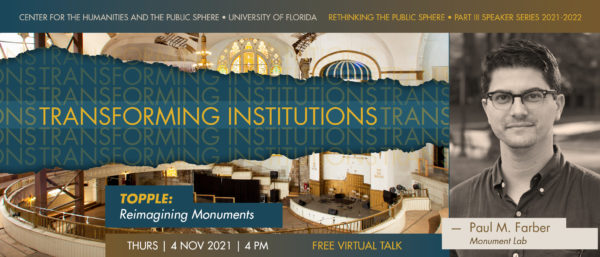 Poster for Paul Farber event
