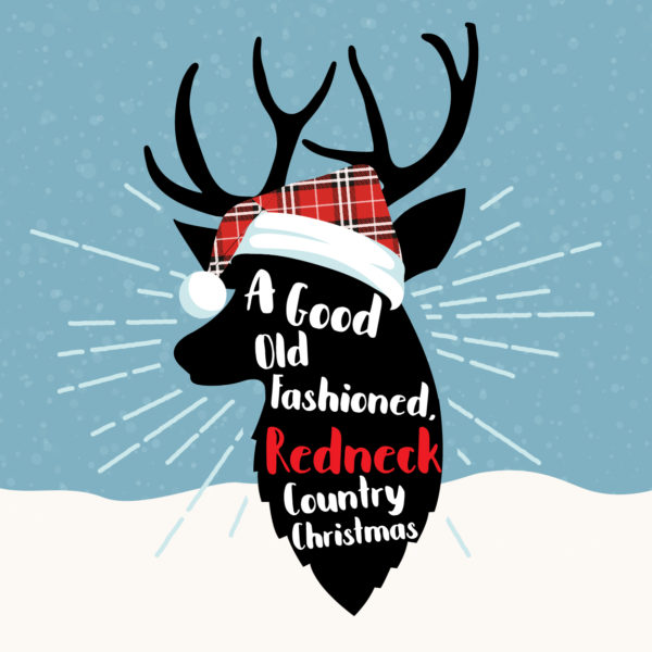 country christmas poster