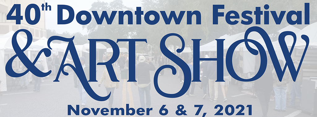 40th downtown festival and art show logo