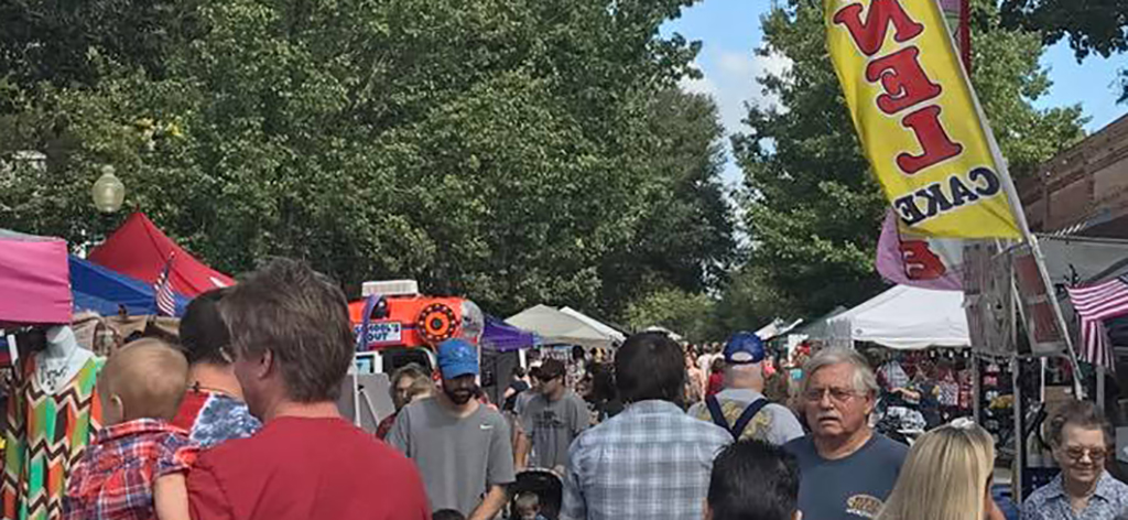 crowd at festival