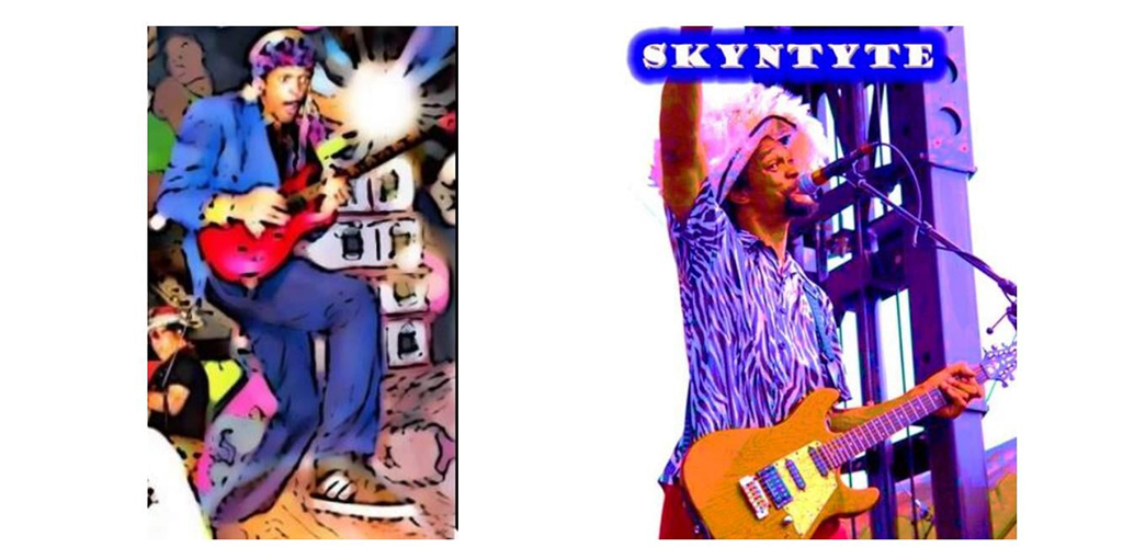skyntyte with guitar