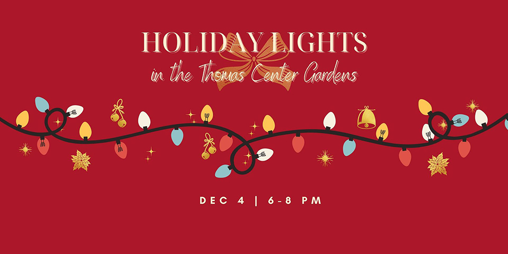 holiday lights at thomas center
