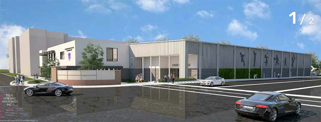 alachua county sports event center rendering