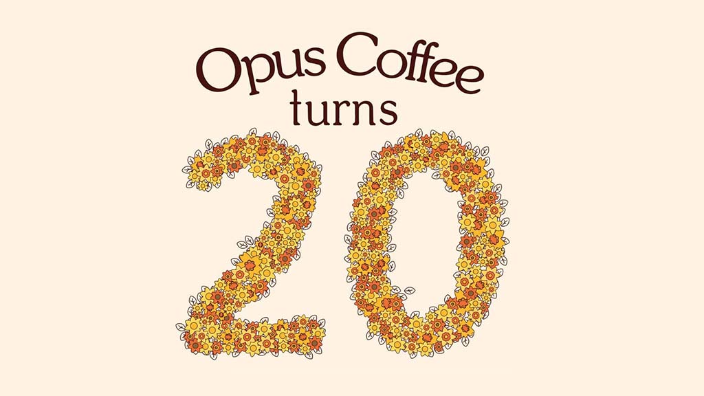 opus coffee turns 20