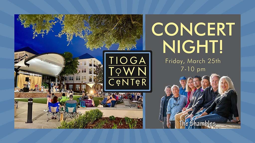 tioga town center concert night