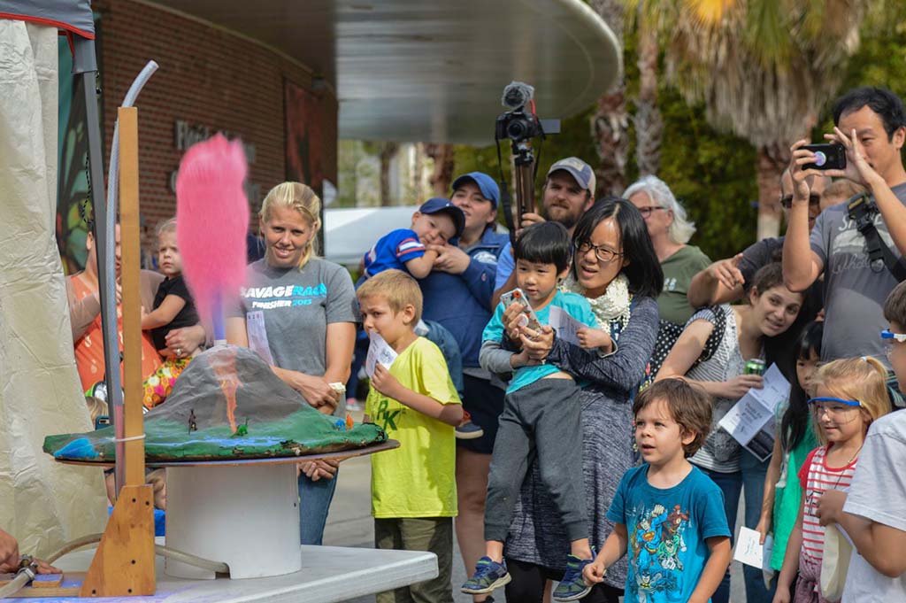 volcano demonstration
