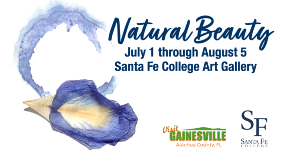 Natural Beauty July 1 through August 5. Santa Fe College Art Gallery. Image of art from Wendy Free