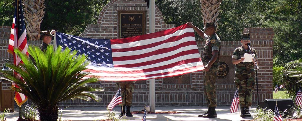flag folding ceremony
