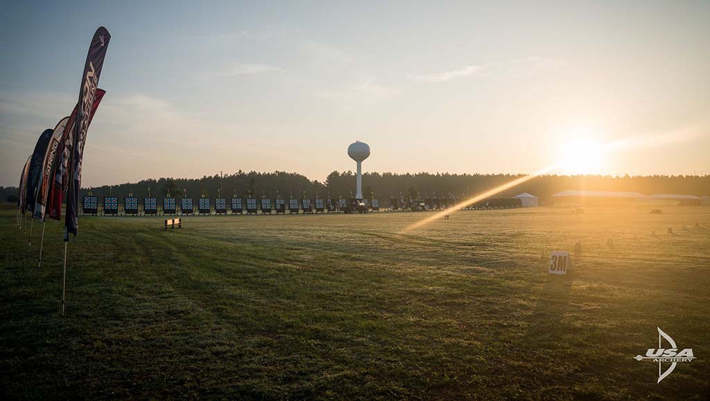 targets set up at gatorcup