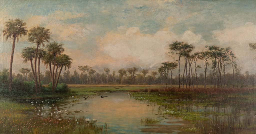 painting of florrida swamp