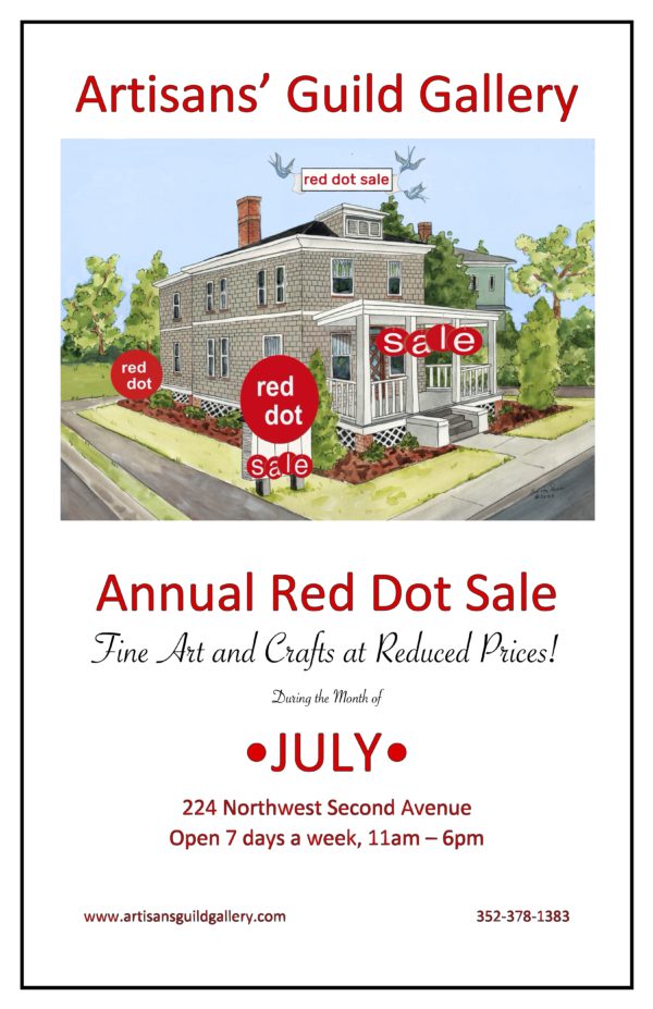 red dot sale at artisans guild gallery