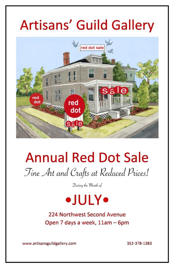 red dot sale at artisans guild gallery